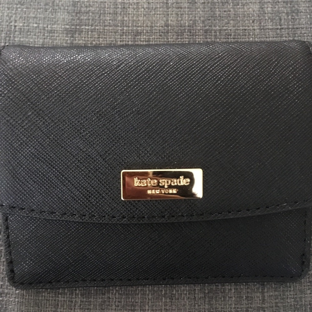 New kate spade black wallet